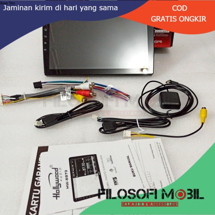 Double Din Head Unit Android HOLLYWOOD HW-6973 7inch / 10 Inch - FM