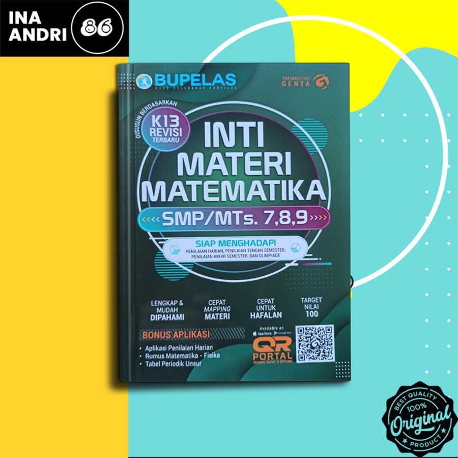 

BUKU PELAJAR SMP INTI MATERI MATEMATIKA SMP KELAS 7,8,9