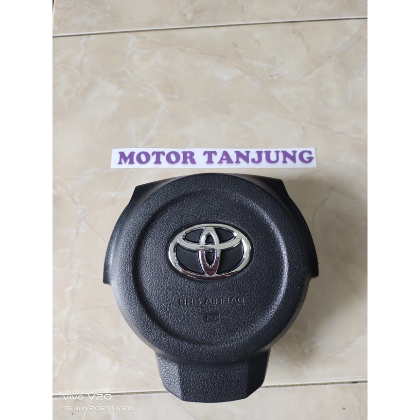 cover airbag stir toyota Agya original bonus logo stir toyota