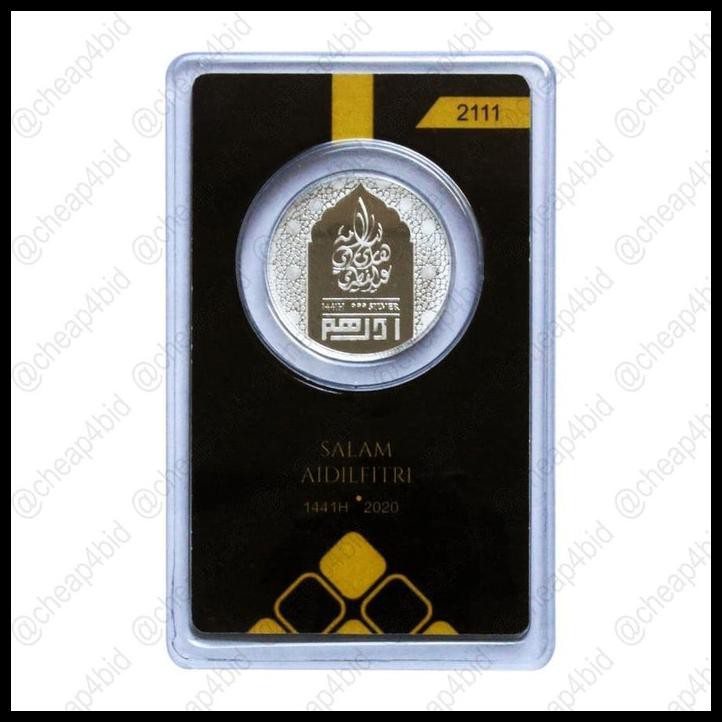 Koin Perak 1 Dirham Edisi Eid Mubarak Malaysia 1441H / 2020