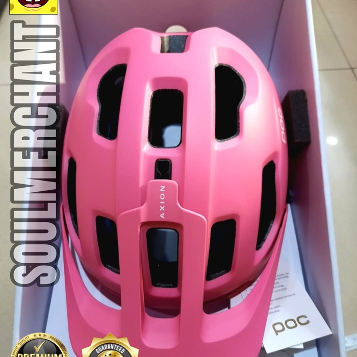 HELM SEPEDA POC AXION SPIN ACTINIUM PINK MATT - 2nd ORIGINAL 100%