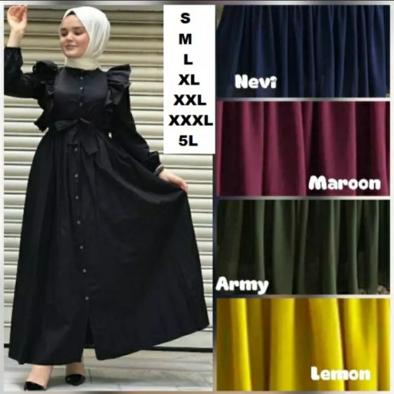 SAVIA DRESS_GAMIS JUMBO DAN STANDAR UKURAN S M L XL XXL XXXL 5L