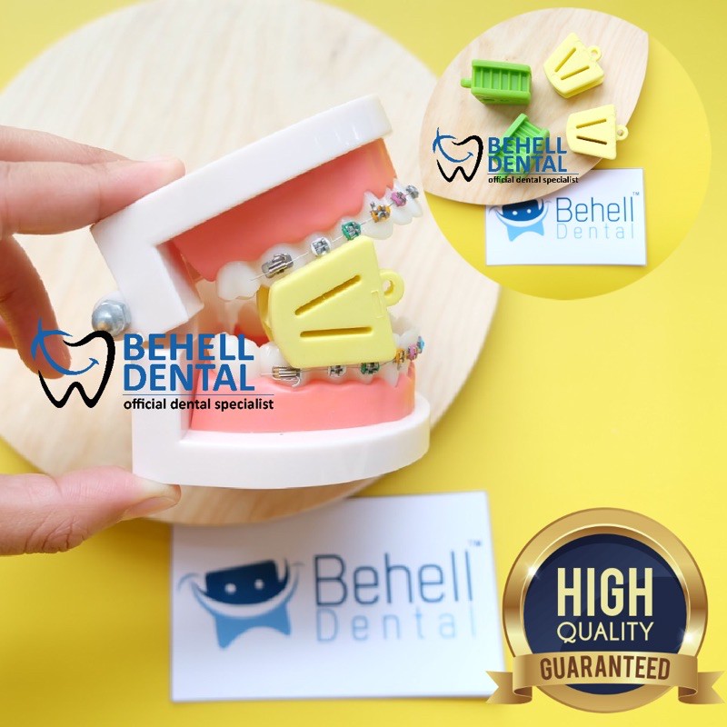 DENTAL BITE BLOCK PENYANGGA GIGI GIGITAN RAHANG // Oral Mouth Opener Biteblock Penyangga Gigi Gigitan Penahan Mulut Size S M L // Pembuka Mulut Gigi // Mouthgate Mouth Gate Cheek Retractor Behelldental