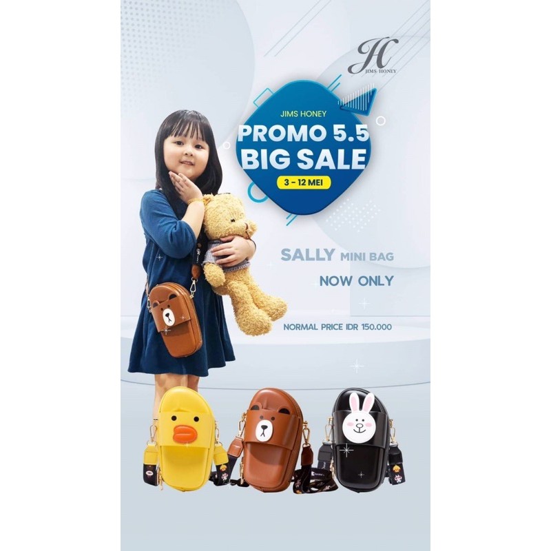 SALLY MINI BAG JIMSHONEYSALE JEPARA TAS KARAKTER LINE