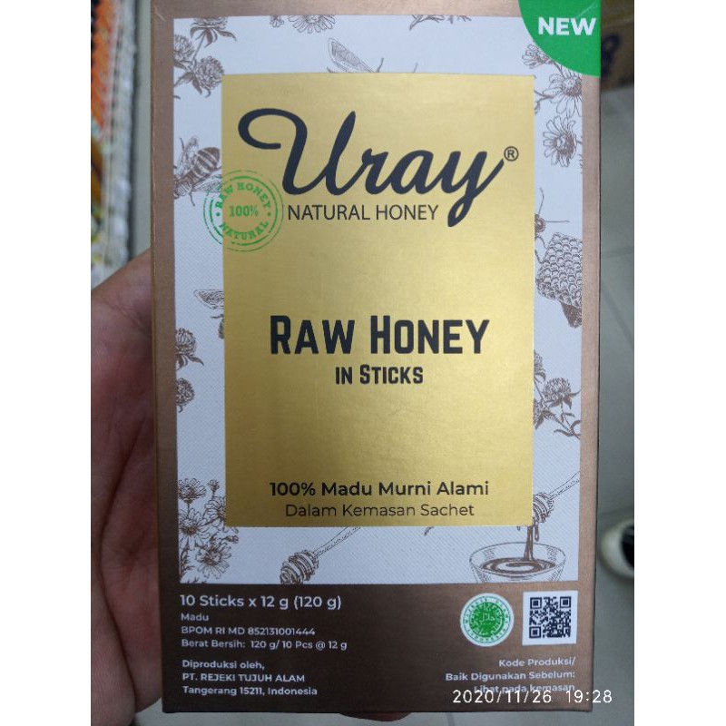 

MADU URAY HONEY (RAW HONEY) IN STICK 120g
