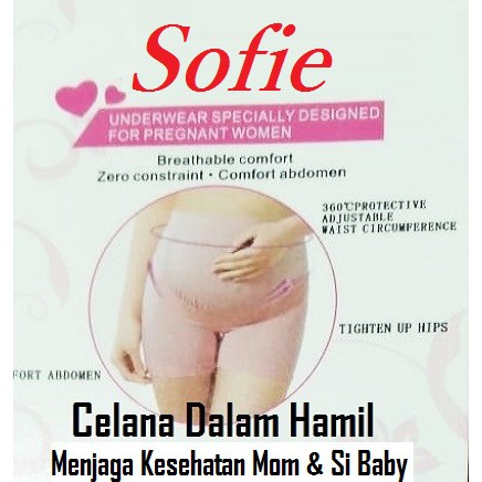 Celana Dalam Katun Ibu Hamil Sofie / CD Bumil Short Pants Sofie 68688
