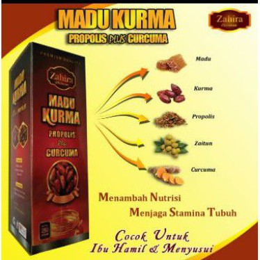 

Madu Kurma Propolis Plus Curcuma Zahira