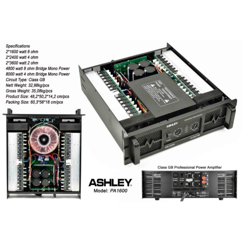 power ashley pa1600 / power ashley