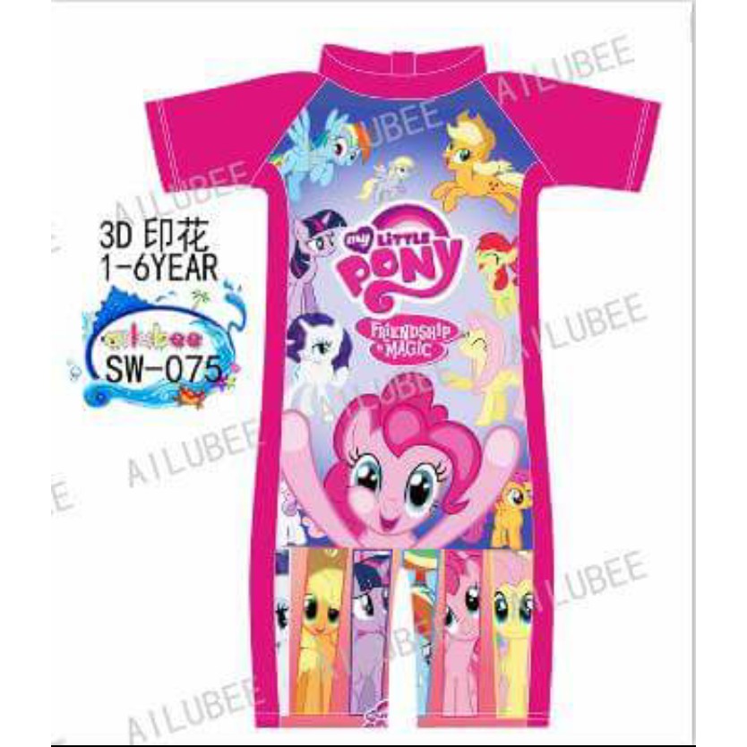 Update       JUAL  SWIMWEAR ANAK LITTLEPONY PINK / BAJU RENANG ANAK ONLINE MURAH
