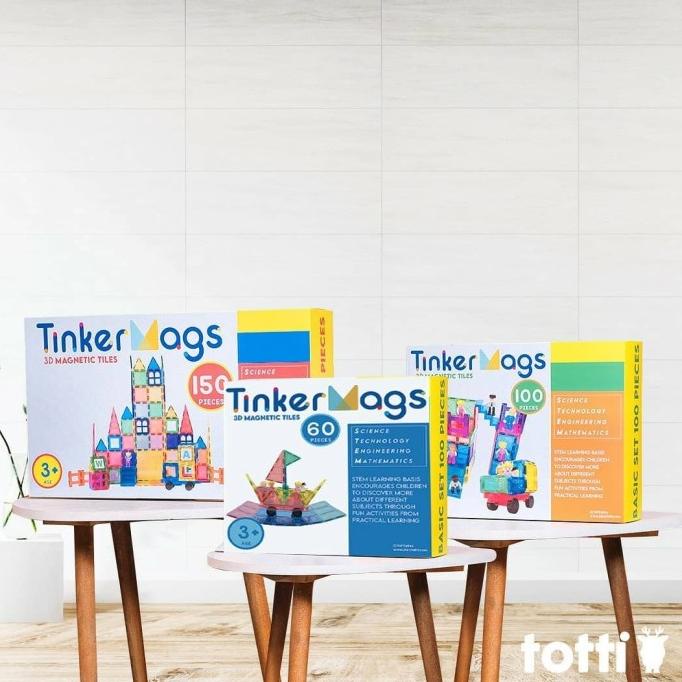 Lego Magnet Tiles Tinkermags/Magnetic Tiles/Puzzle dan Lego Bermagnet