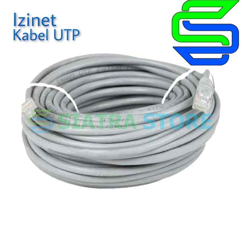 Cable IZINET UTP Cat5e Kabel Eceran 5|10|15|20|25 Meter