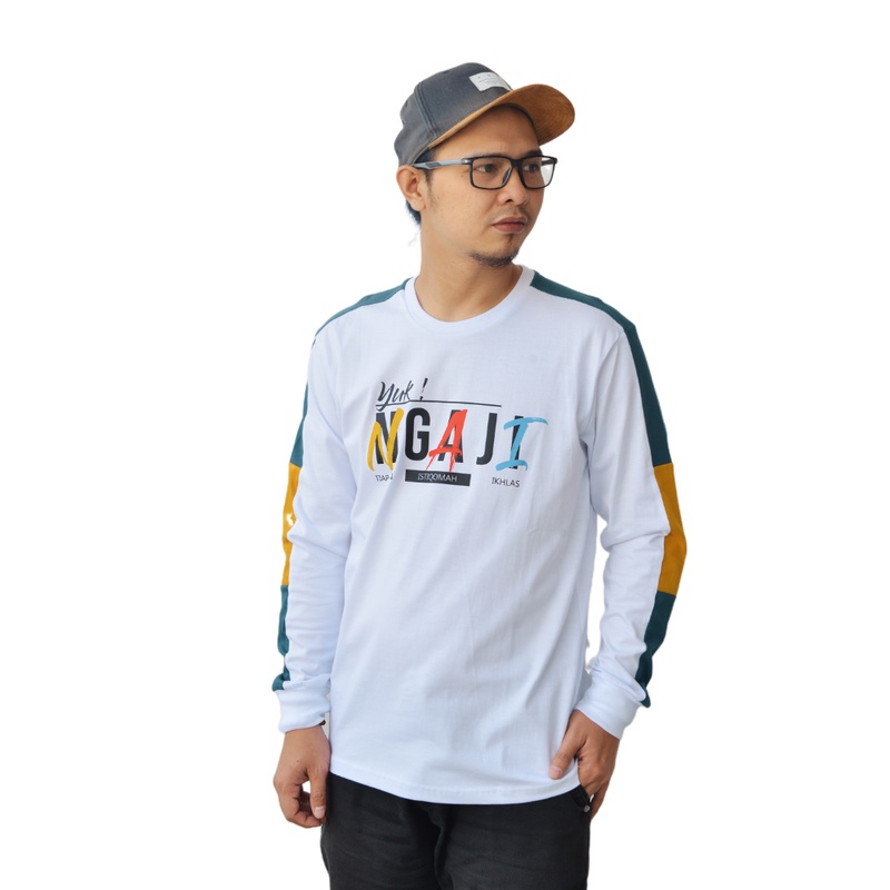 KAOS DAKWAH ALZARA / KAOS DAKWAH PRIA / BAJU KAOS DAKWAH ISLAMI-NGAJI 01