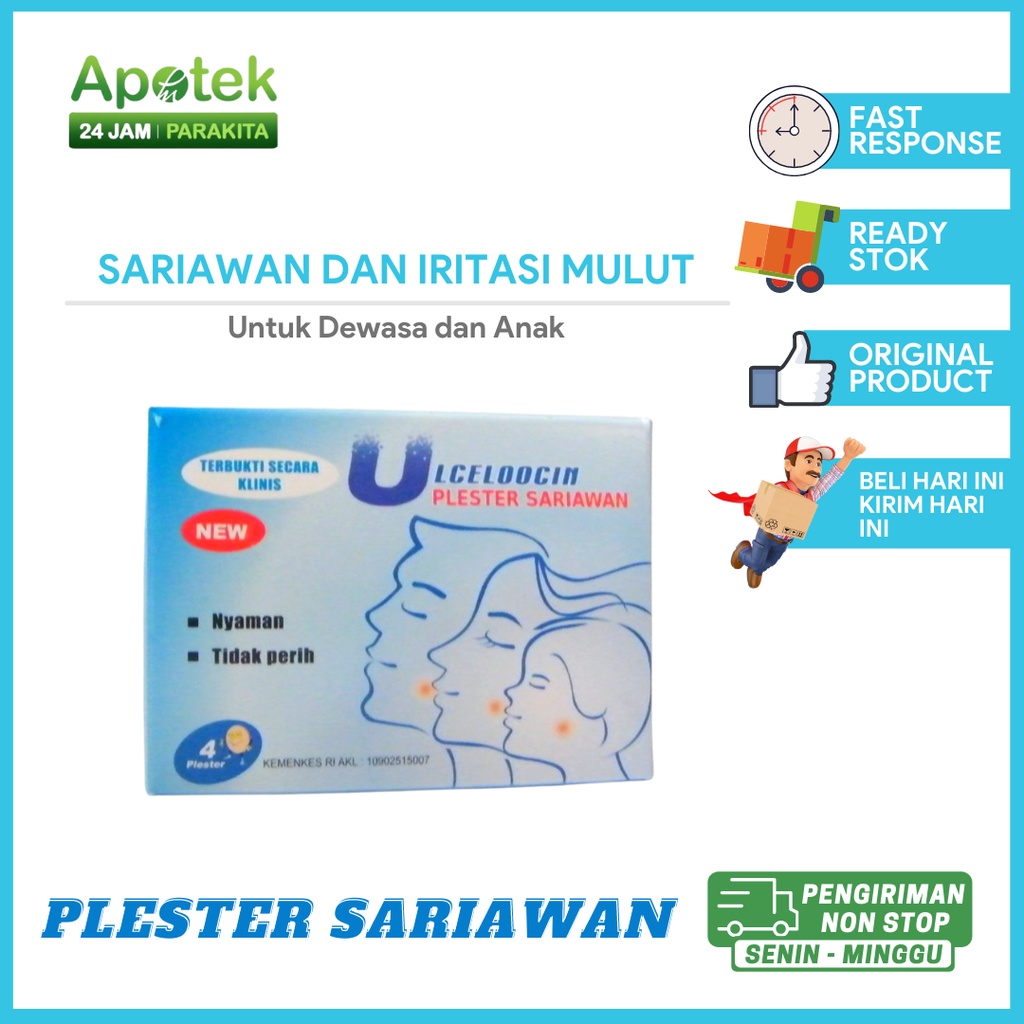 Ulceloocin Dental Plester Sariawan