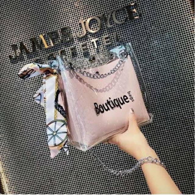 Tas Selempang Transparan Boutique Import