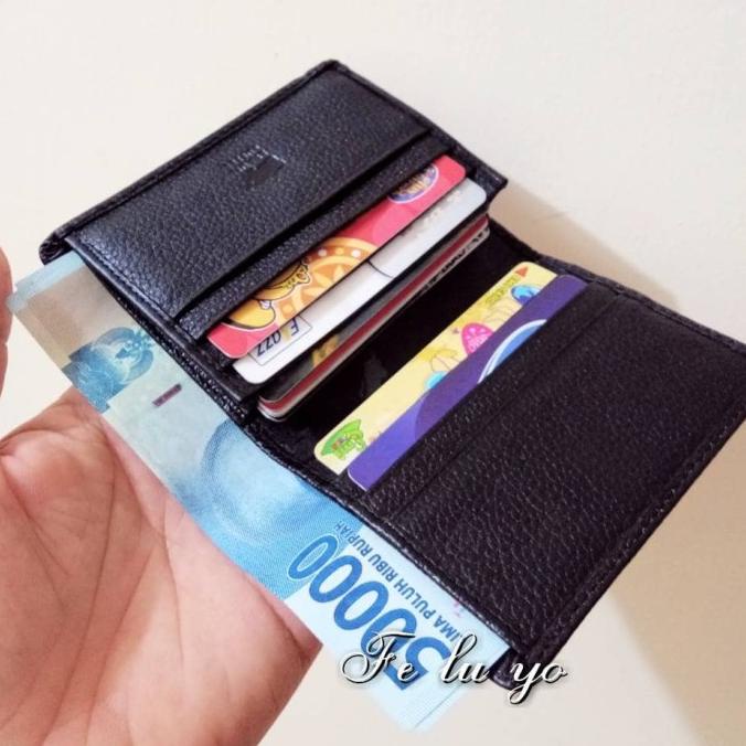 

TERBARU! Dompet Kartu /Card Holder Kulit Braun Buffel Import