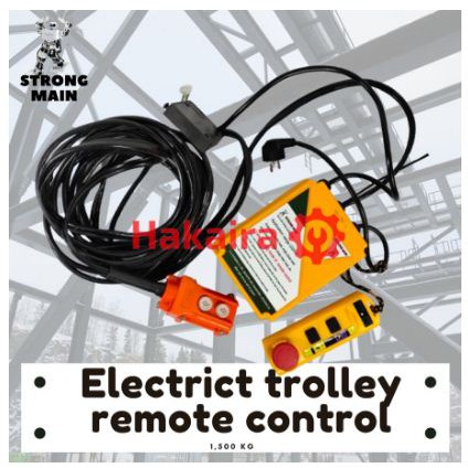 Remote Control Electric Hoist / Electric Trolley 1500Kg - Remote Trolley