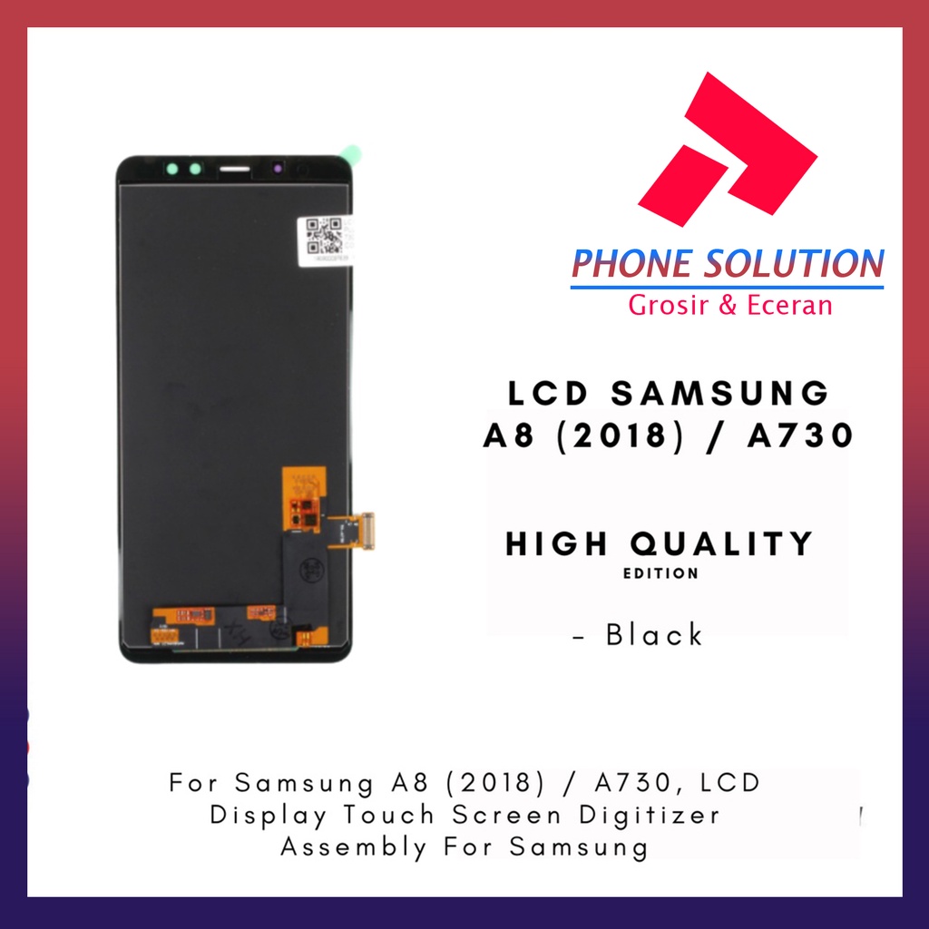 LCD Samsung A8 Plus 2018 A730 Fullset Touchscreen // Supplier LCD Samsung - Garansi 1 Bulan