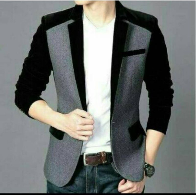 JAS BLAZER PRIA HITAM/JAS WISUDA/JAS KEREN MURAH