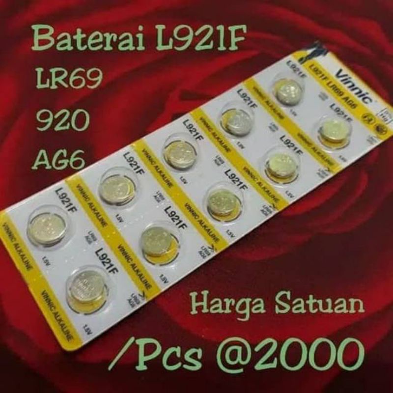 BATERAI BATRE BATTERY VINIC L921F/920 LR69 AG6 BATERAI VINIC LR 921F 92 LR69