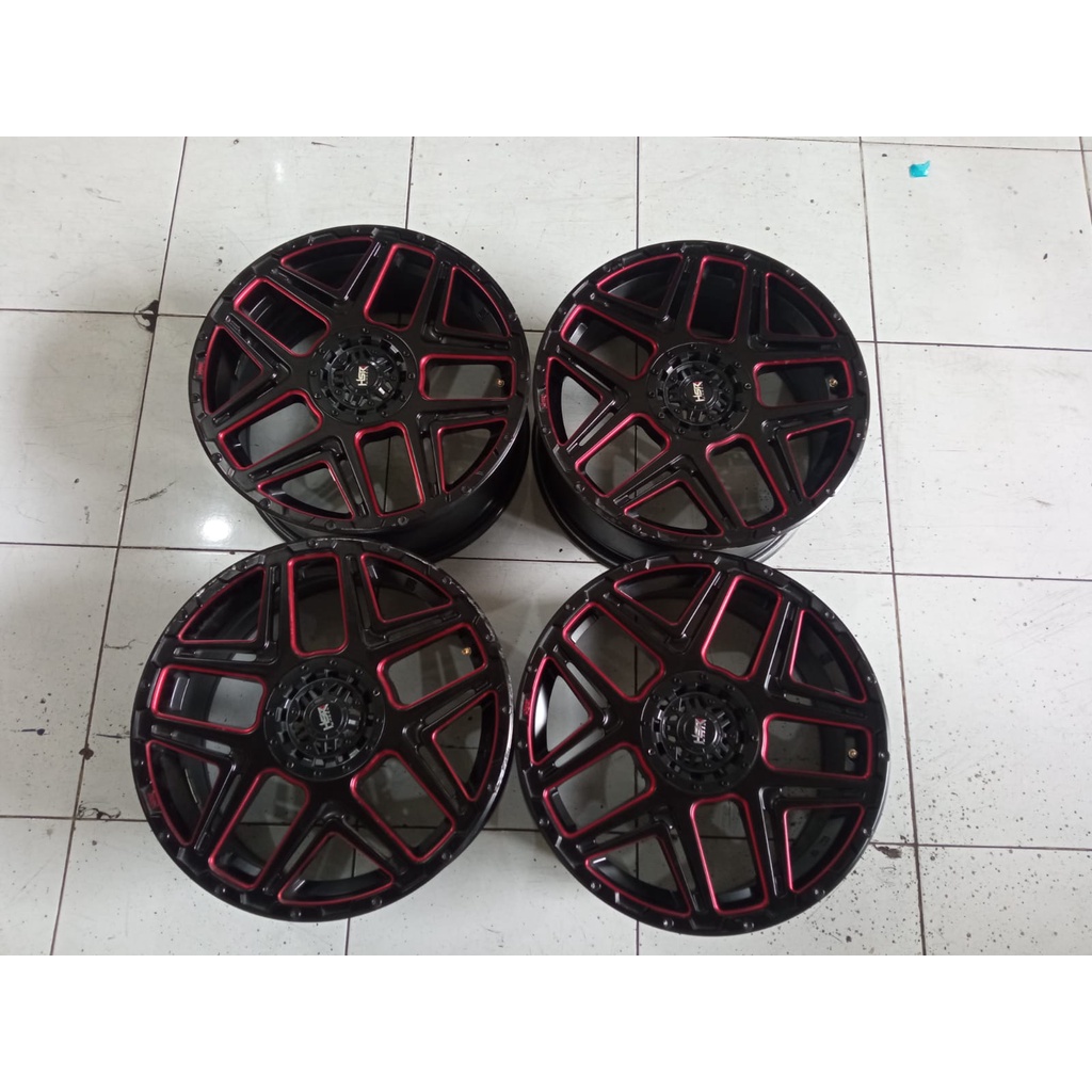 Velg Bekas Hsr Wheel type KONGA Ring 17 Lebar 7,5 Luabng 4x100 4x114