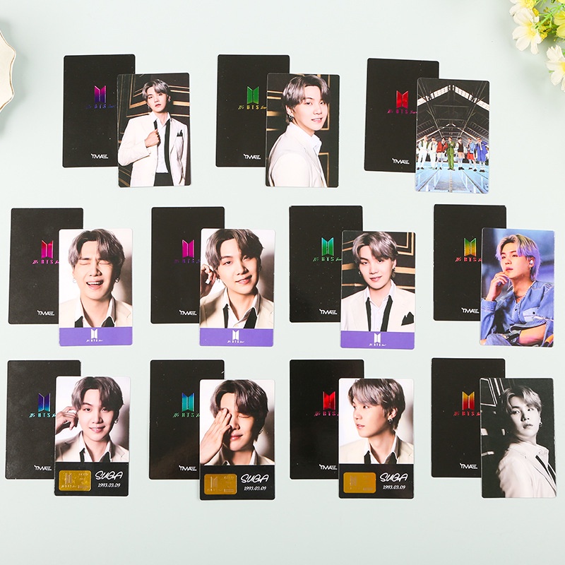 Kartu Foto KPOP BTS THE FACT Album OFFICIAL 1: 1 Kualitas Tinggi