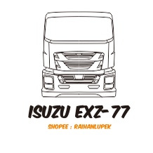 Pola Miniatur Truk Isuzu EXZ 77