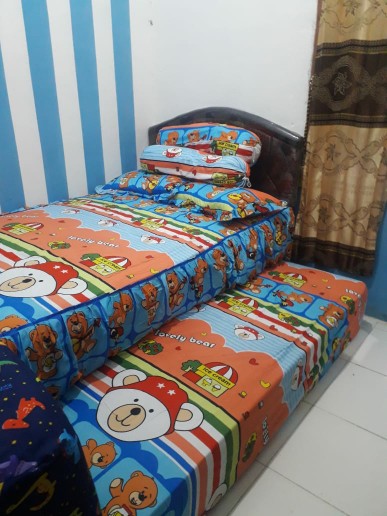 Grosir Sprei Sorong Homemade Bahan Katun Lembut Adem
