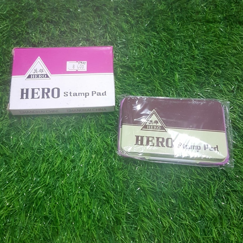 

BANTALAN STAMPEL STAMP PAD KECIL HERO