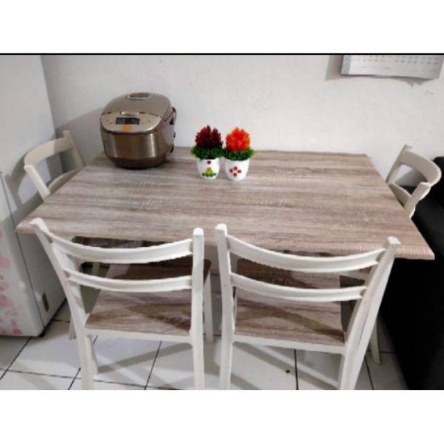SET Meja Makan Olympic + 4 Kursi