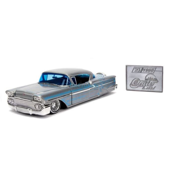 dct203 Jada 20th Anniversary 1958 Chevy Impala Street Low Skala 1:24