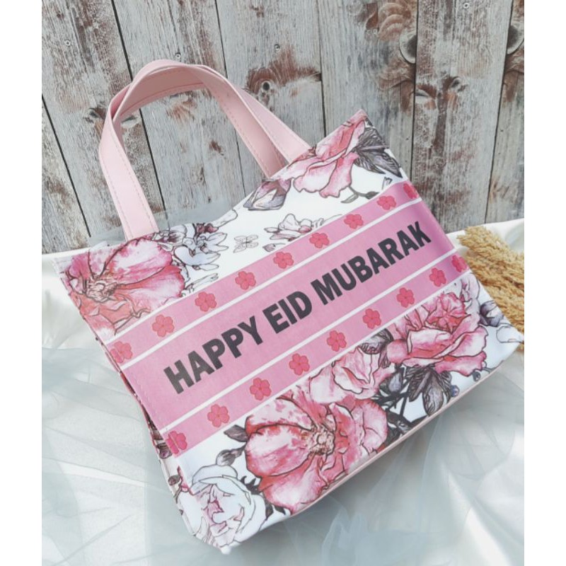 HEI LEI TOTEBAG PRINTING MS GLOW &amp; TOTEBAG EID MUBARAK