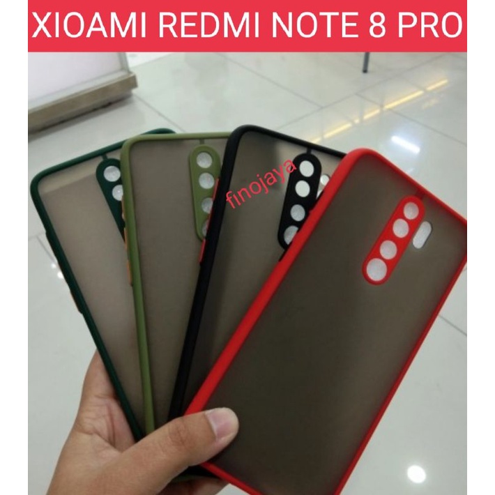 Case Aero My Choice Xiaomi Redmi Note 8 Pro Silikon Dove Pelindung Camera