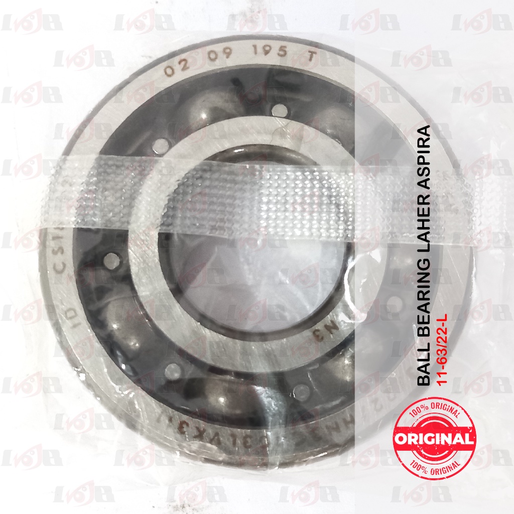 Aspira Bearing Laher 63/22 SKF Kruk As Motor Matic Bebek Sport Bearing Roda Dan Mesin