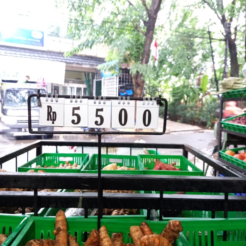 

Gudang Sayur - Papan Harga - Tag Price Supermarket