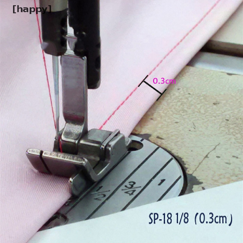 1pc Presser Foot Kanan Dan Lebar Bahan Full Steel Untuk Mesin Jahit