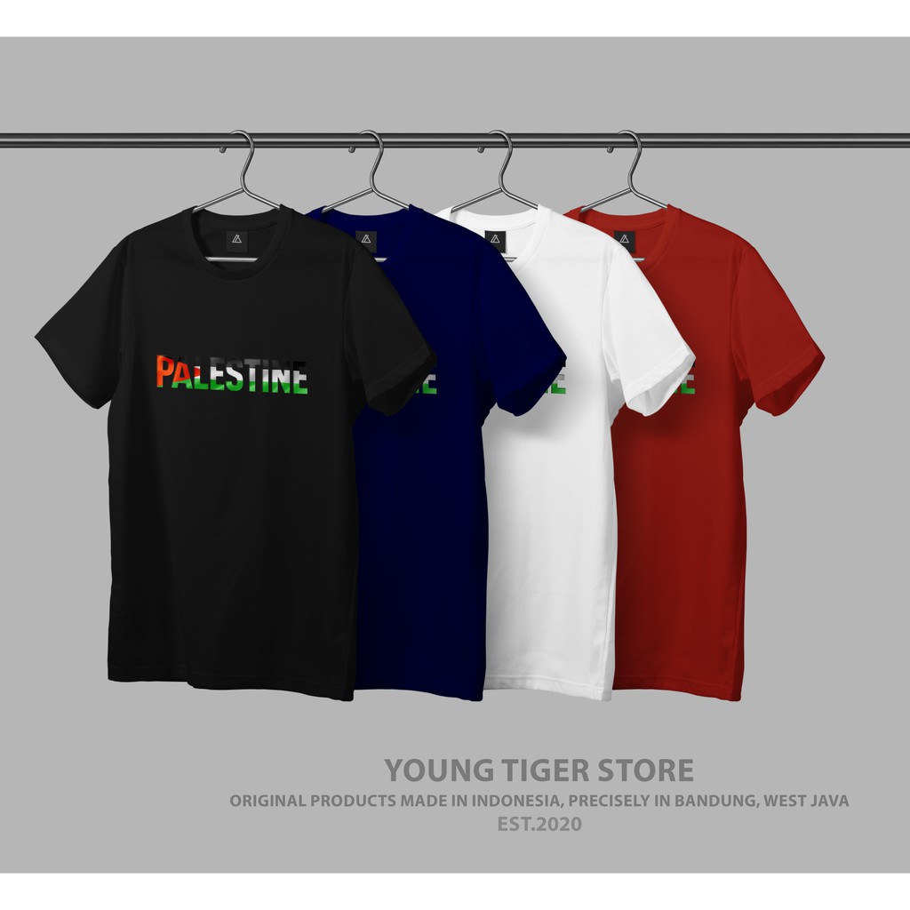 KAOS MURAH / KAOS PALESTINA / COTTON COMBED 30'S KAOS DISTRO KAOS DAKWAH KAOS ISLAMI PALESTINA-4