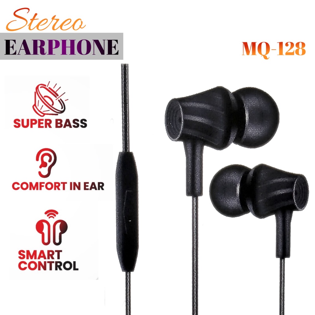 SB HF 127 Earphone Headset Kabel Musik Magnetic Design