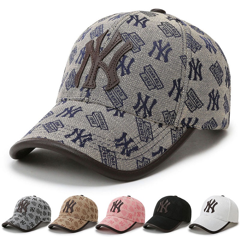 NEXTSTOPID-160 Topi Baseball Motif NY Model Terbaru