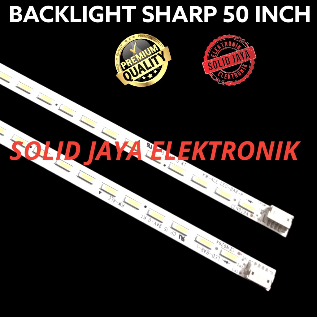 BACKLIGHT TV LED SHARP 50 INC LC 50LE440 LC-50LE440 LC50LE440 50LE440M LC-50LE440M LC50LE440M 50LE LAMPU BL SMD LIDI STRIP BERAS STRIPS SHARP 54K 54 LED 6V 6 VOLT LAMPU SHARP 50INC 50INCH 50IN INCH IN SHARP