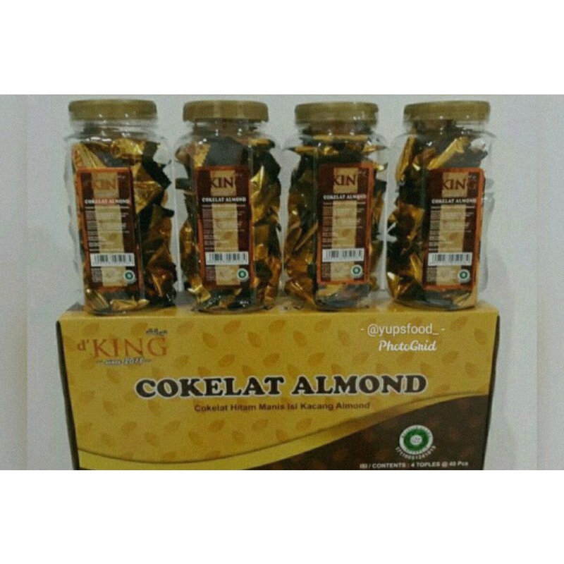 

permen coklat almond isi 40pcs