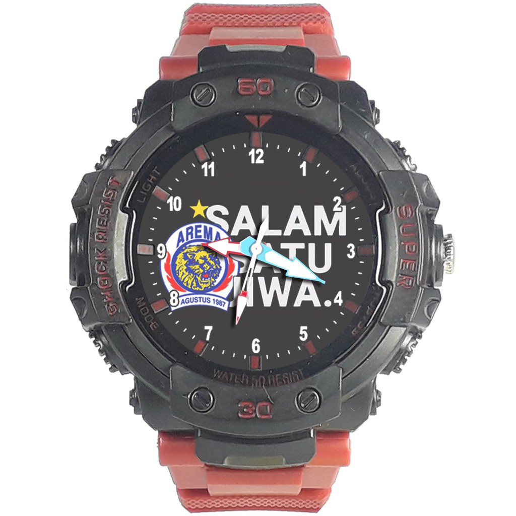 Jam Tangan  AREMA MOTIF 1 Bagus