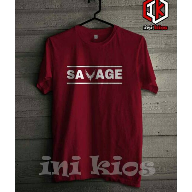 KAos Tshirt Baju Combed 30S Distro Savage burung ML Mobile Legend