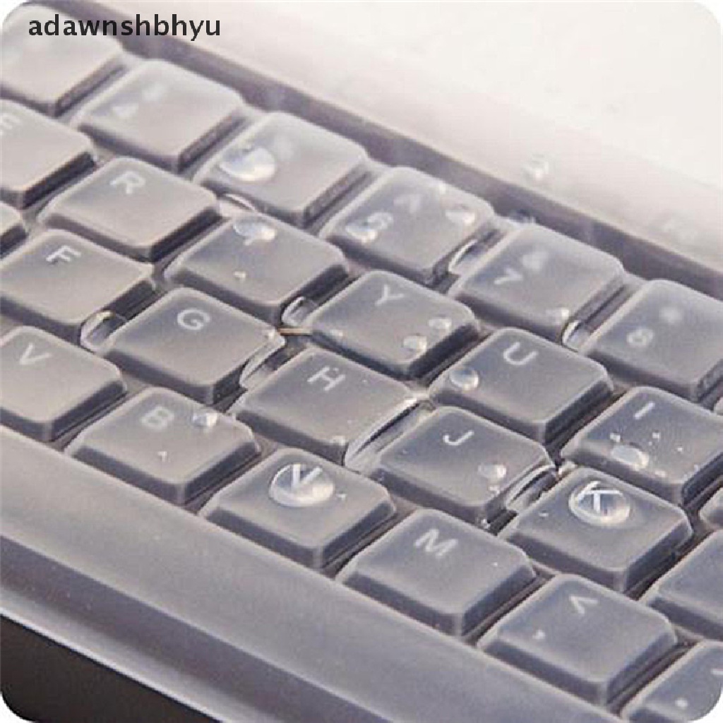 1 Pc Skin Cover Pelindung Keyboard Komputer Desktop Universal Bahan Silikon