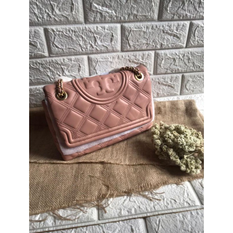 Termurah Tory burch Fleming Soft Pink Moon