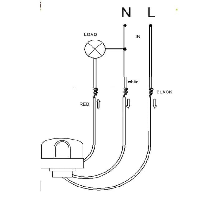 Sensor Cahaya Lampu Otomatis 10A 220V AC Photo Foto Cell Control Lamp