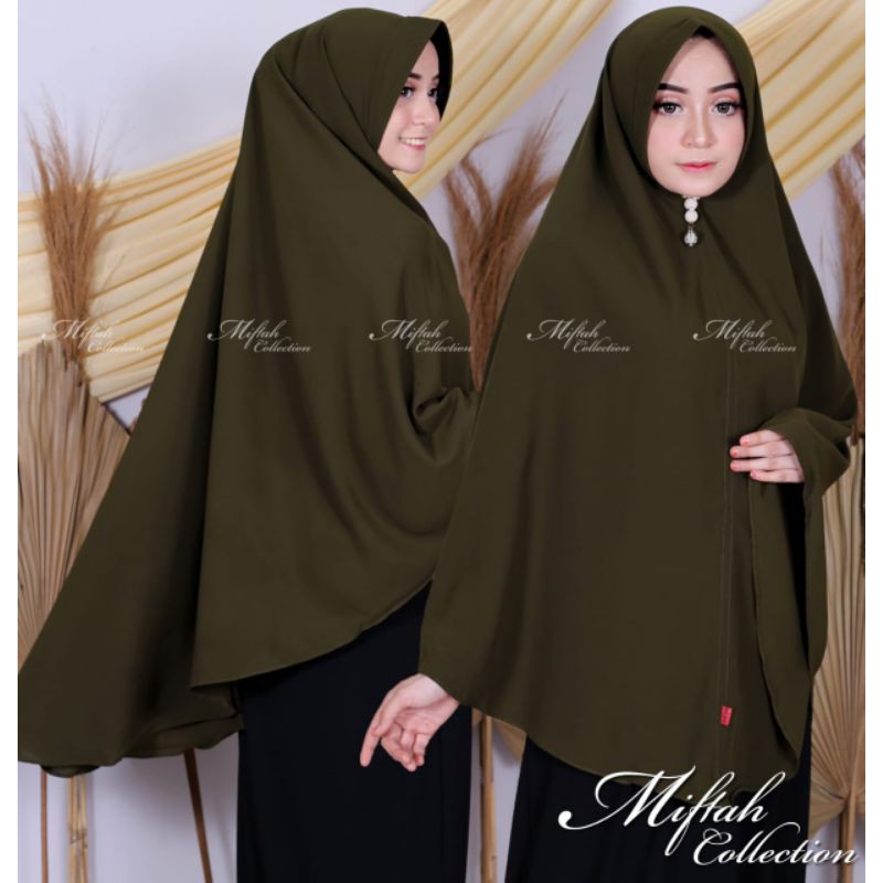 Hijab instan wolfis Hijab wolfis pad syari KHIMAR Wolfis MIFTAH COLLECTION
