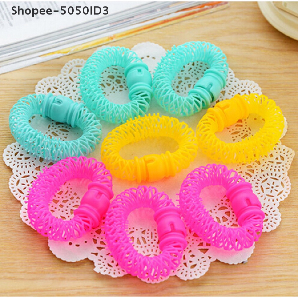 8 Pcs Alat Rol Pengeriting Rambut Spiral DIY