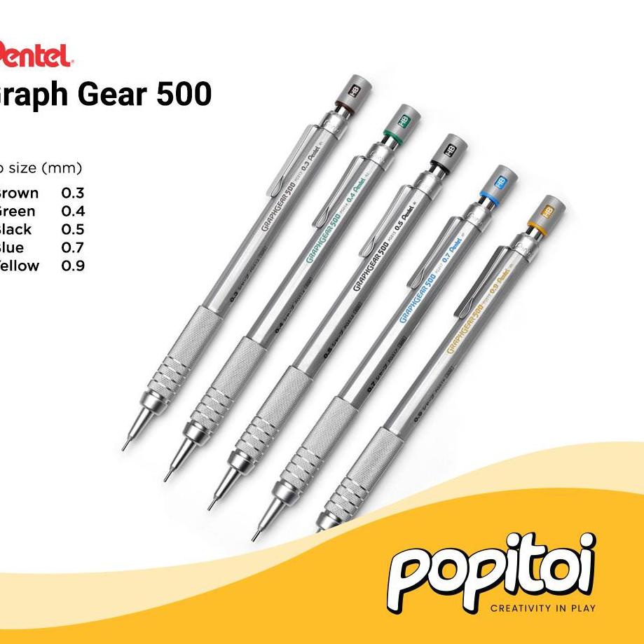 

Pentel Graph Gear 500 Mechanical Drafting Pencil GraphGear Pensil Mekanik Update
