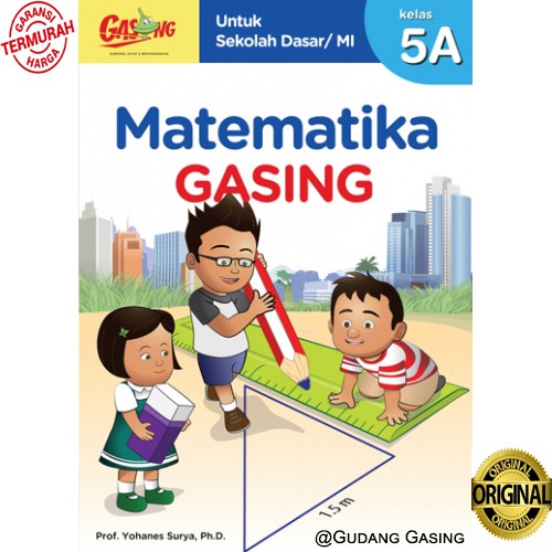 Buku Matematika Gasing SD 5A karya prof. Yohanes Surya