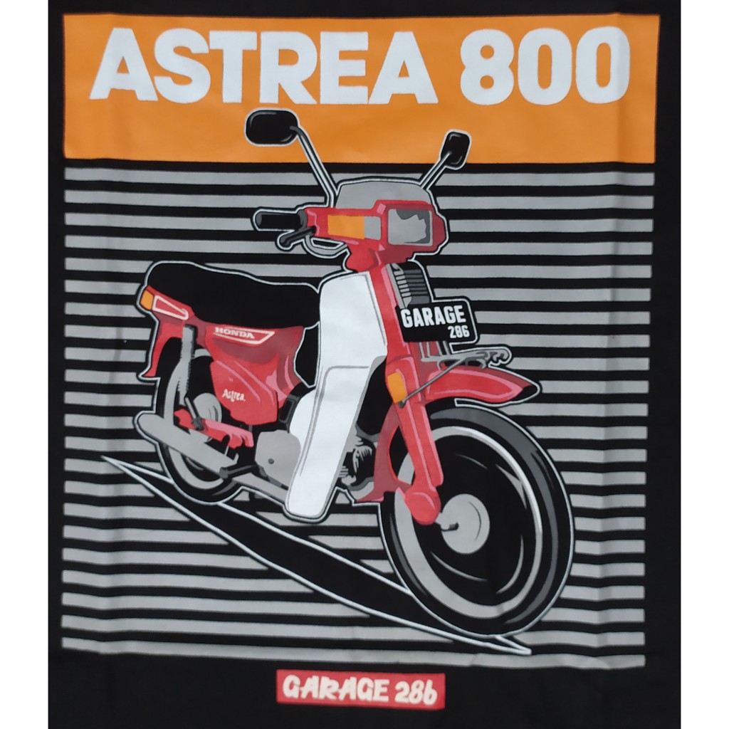 Kaos Motor Astrea 800 Super 800 Warna Hitam Shopee Indonesia